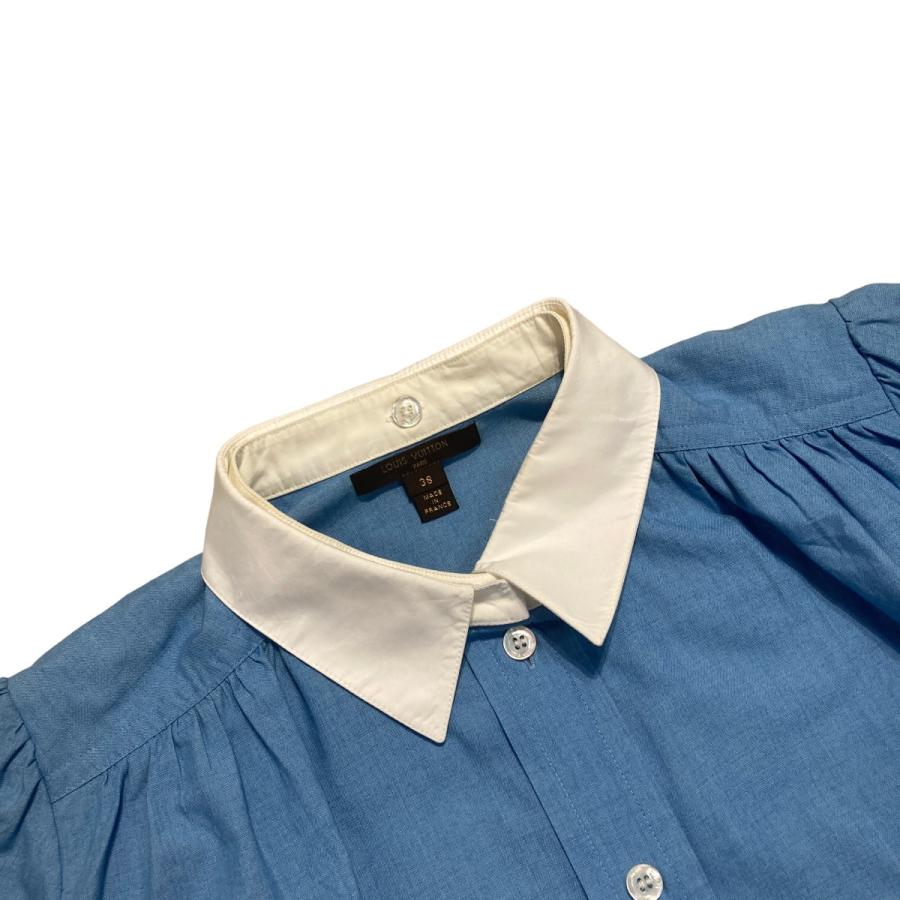 Monogram Shirt Long-Sleeved LOUIS Silk - VUITTON 長袖シャツ