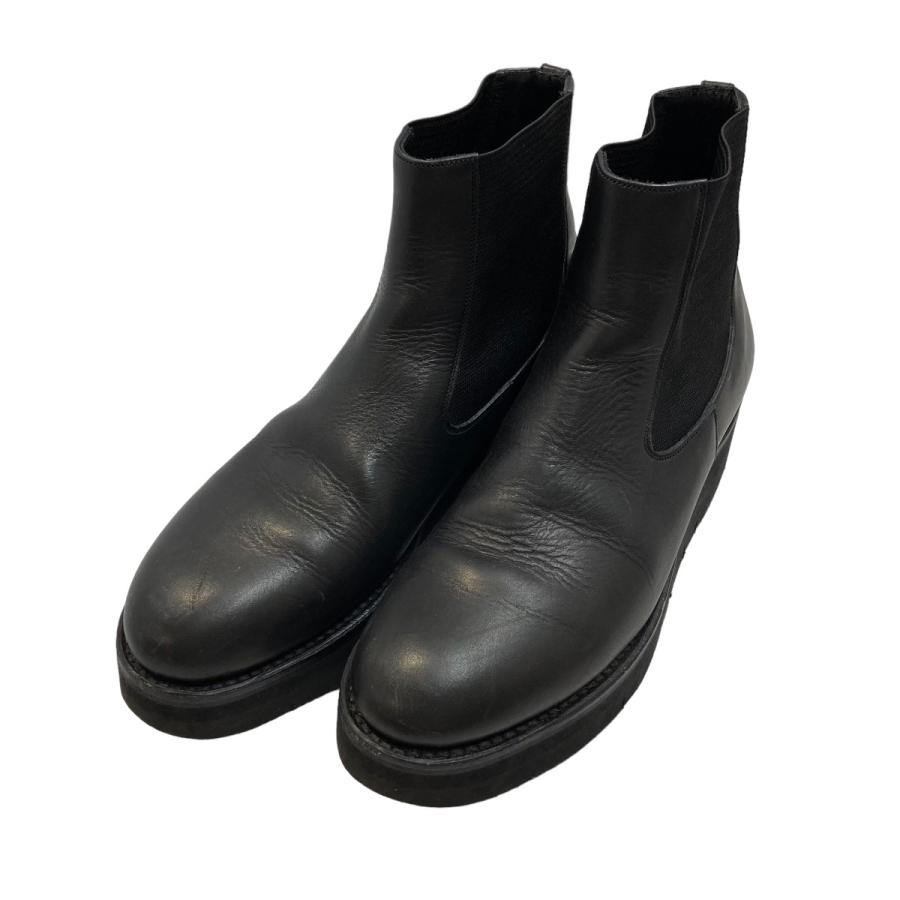 TOSHINOSUKE TAKEGAHARA 黒 レザー サイドゴアブーツ 【公式通販】