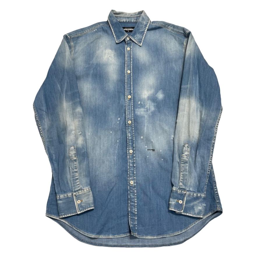 DSQUARED2 ディースクエアード デニムシャツ S74DM0497 ブルー サイズ 