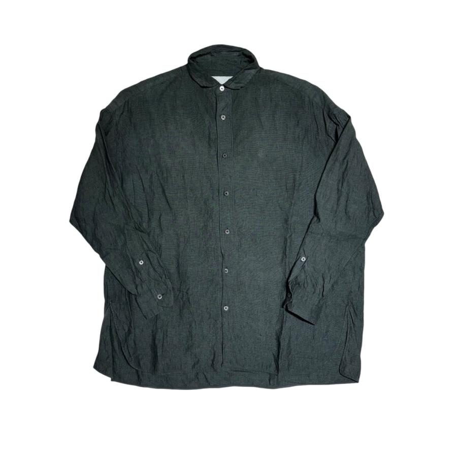 TICCA / 長袖シャツ/FREE/リネン/GRN/0241401402 TICCA（ティッカ） 【値下げ】TICCA リネンスクエビッグシャツ