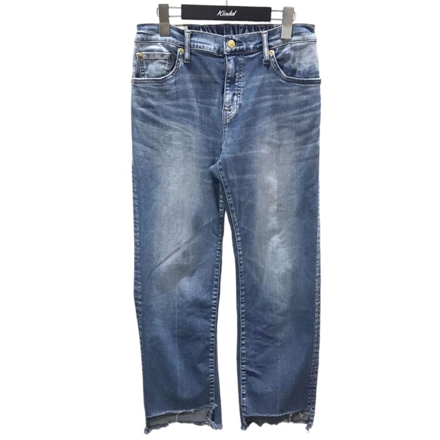 surt 【値下げ】SURT カットオフ加工デニムパンツ イレギュラーヘム  