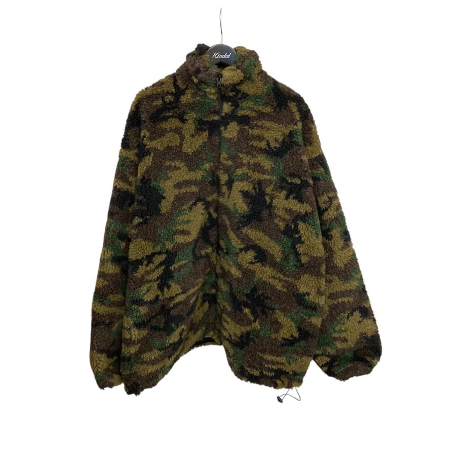 BALENCIAGA（バレンシアガ） カモフラージュ ボアジャケット 681818