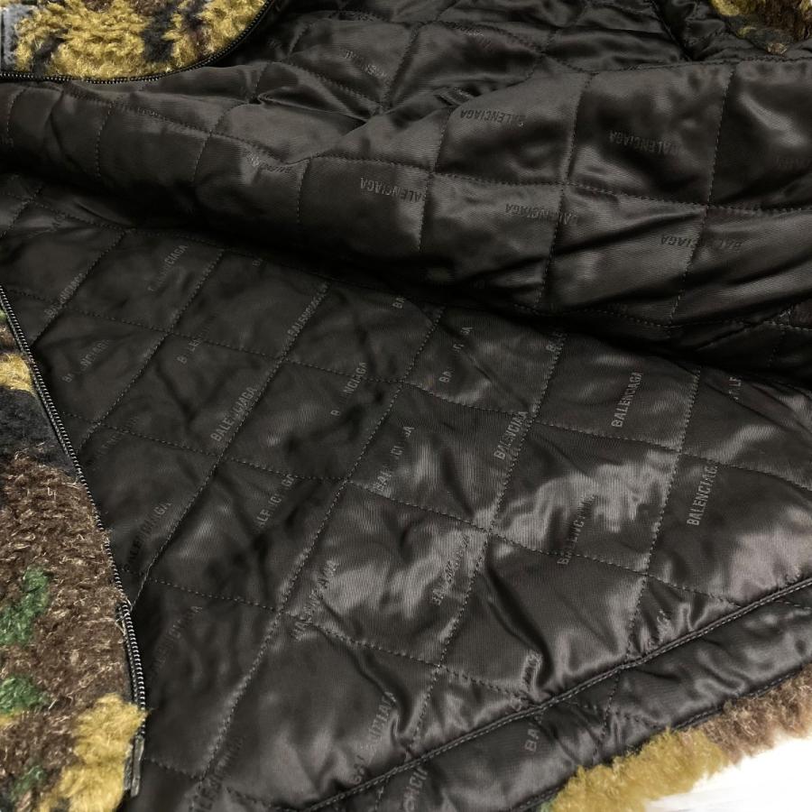 BALENCIAGA（バレンシアガ） カモフラージュ ボアジャケット 681818