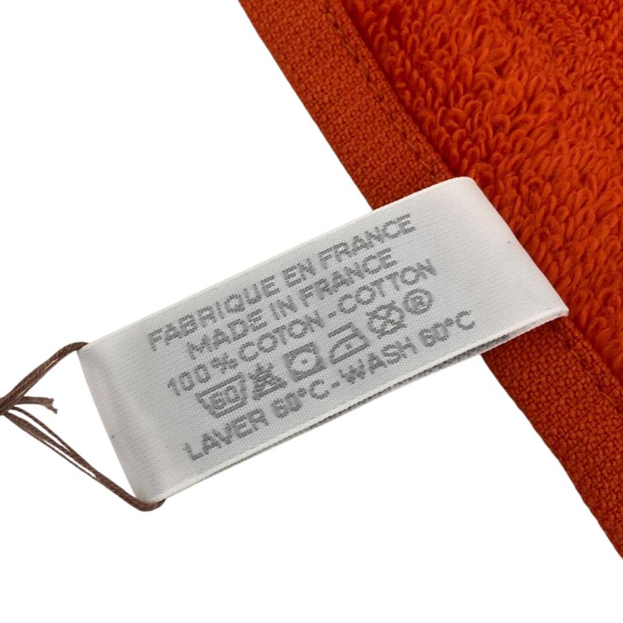 HERMES（エルメス） カレタオル ステアーズ ハンドタオル オレンジ