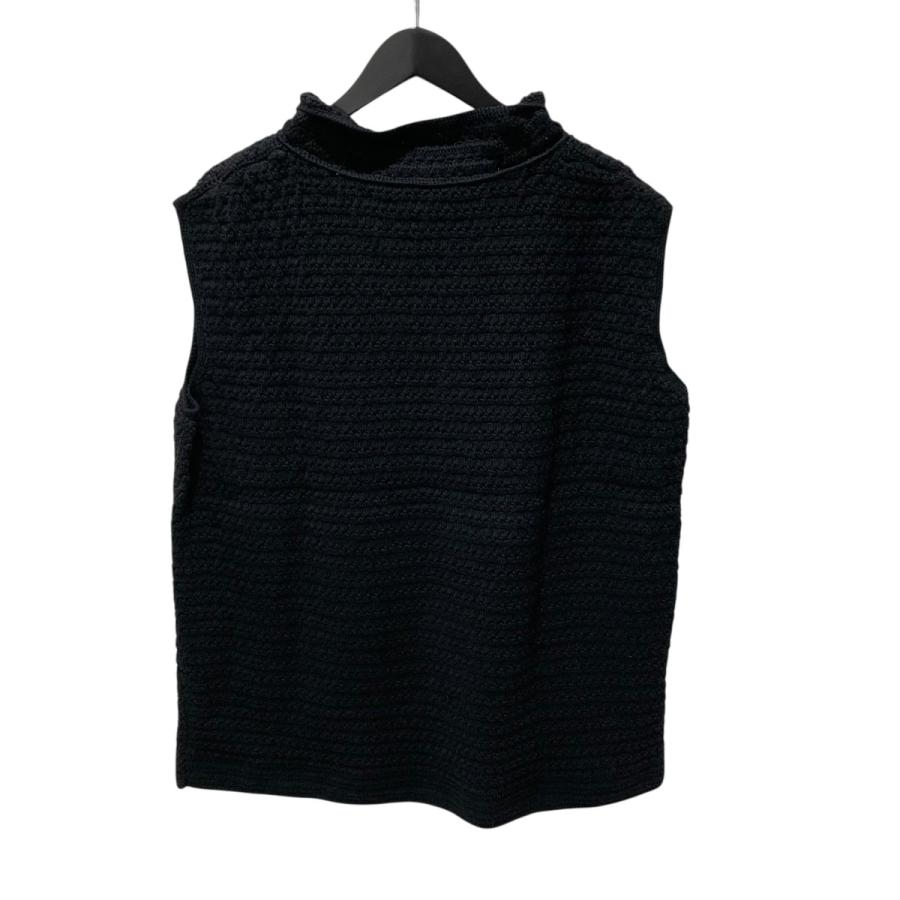 値下げ】NAMACHEKO Baran Polo ニットベスト ブラック サイズ：M