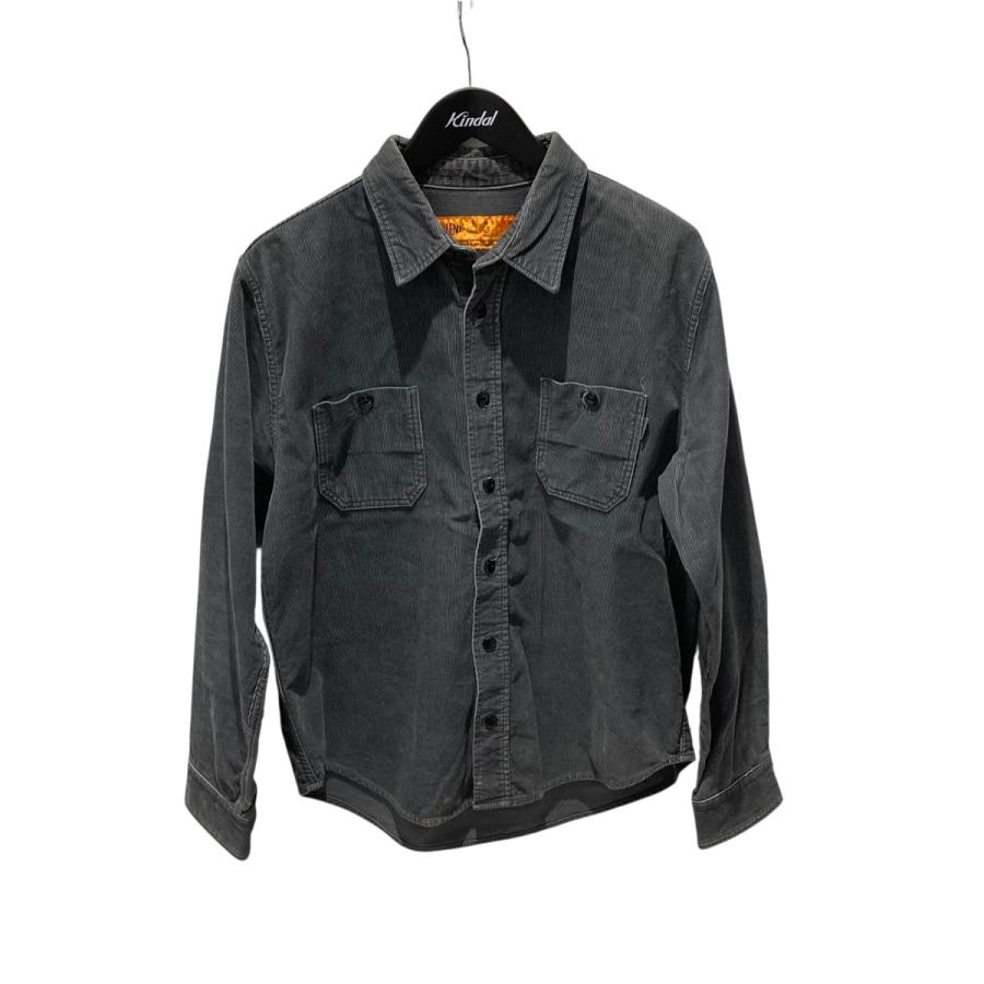 CHALLENGER（チャレンジャー） コーデュロイシャツ グレー サイズ：M