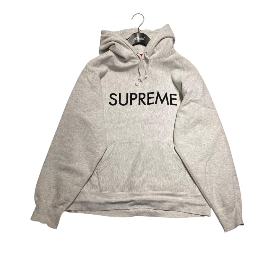 専用SupremeCapital Hooded Sweatshirt L 注文 グレー Supreme