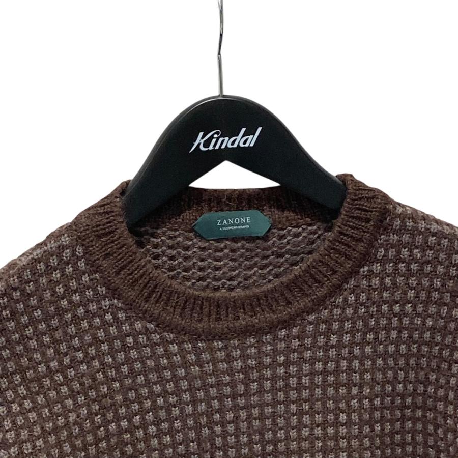ZANONE（ザノーネ） クルーネックニット ブラウン サイズ：44