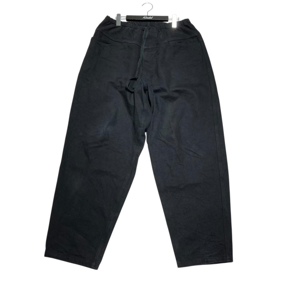 COMOLI 25SS ブラックドリルテーパードパンツ 2 COMOLI（コモリ） 【値下げ】COMOLI 25SS ブラックドリル テーパード