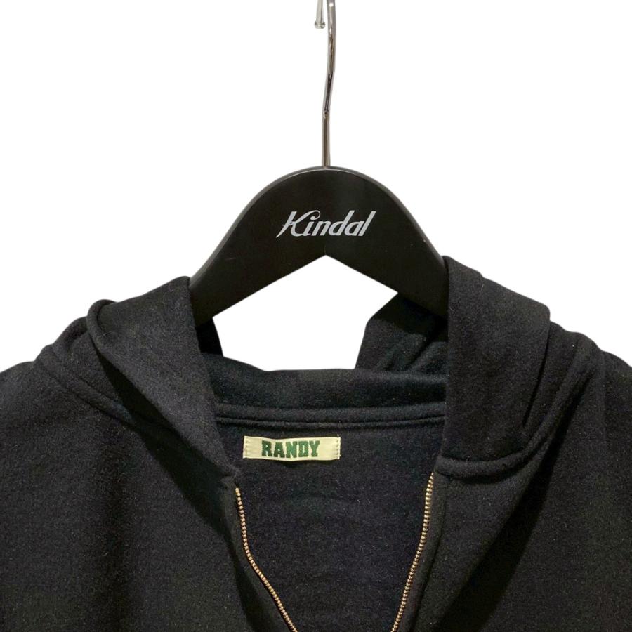 ランディー Randy ジップパーカー AW24-RBL02 ブラック サイズ