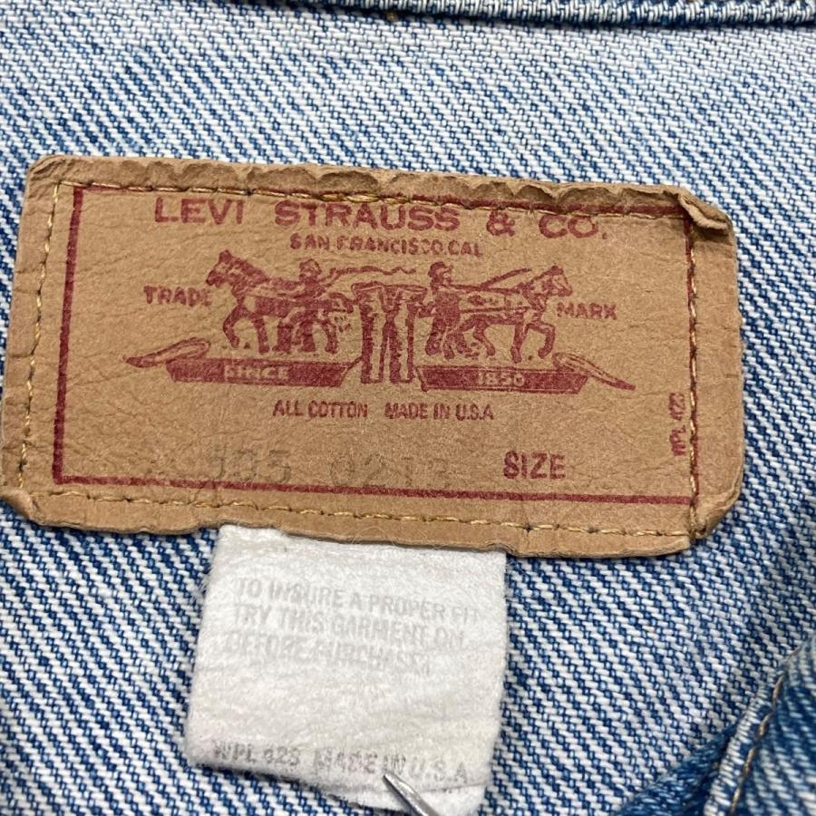 【70s】70505-0213 リーバイス　USA製 刻印52 サイズ44 Levi's（リーバイス） 【値下げ】LEVI'S USA製 ボタン裏522 70S デニム