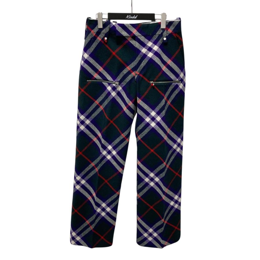 BURBERRY（バーバリー） 総柄 チェックトラウザーロングパンツ 8079159 