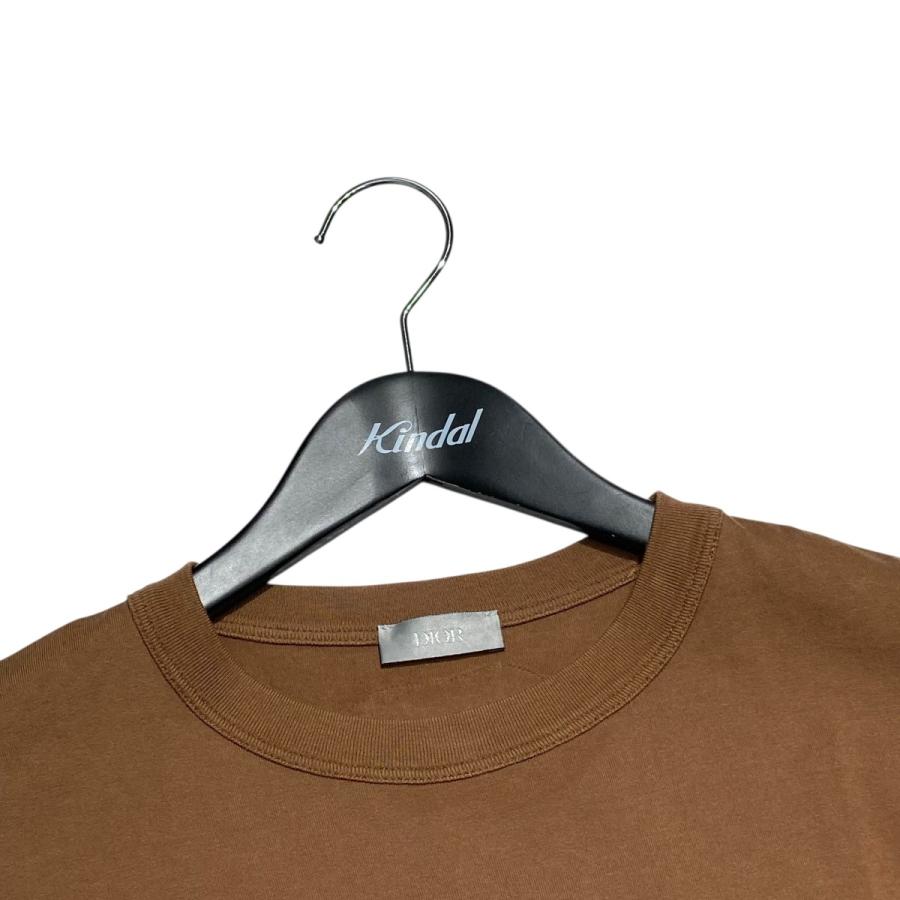値下げ】DIOR×TRAVIS SCOTT 半袖Tシャツ 283J641B0677 ブラウン サイズ 