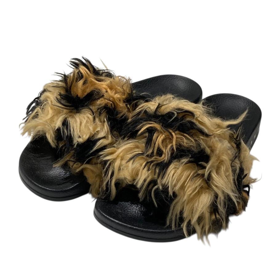 【美品】MARNIサンダル　39サイズ MARNI（マルニ） サンダル ブラック サイズ：39(24.5cm相当