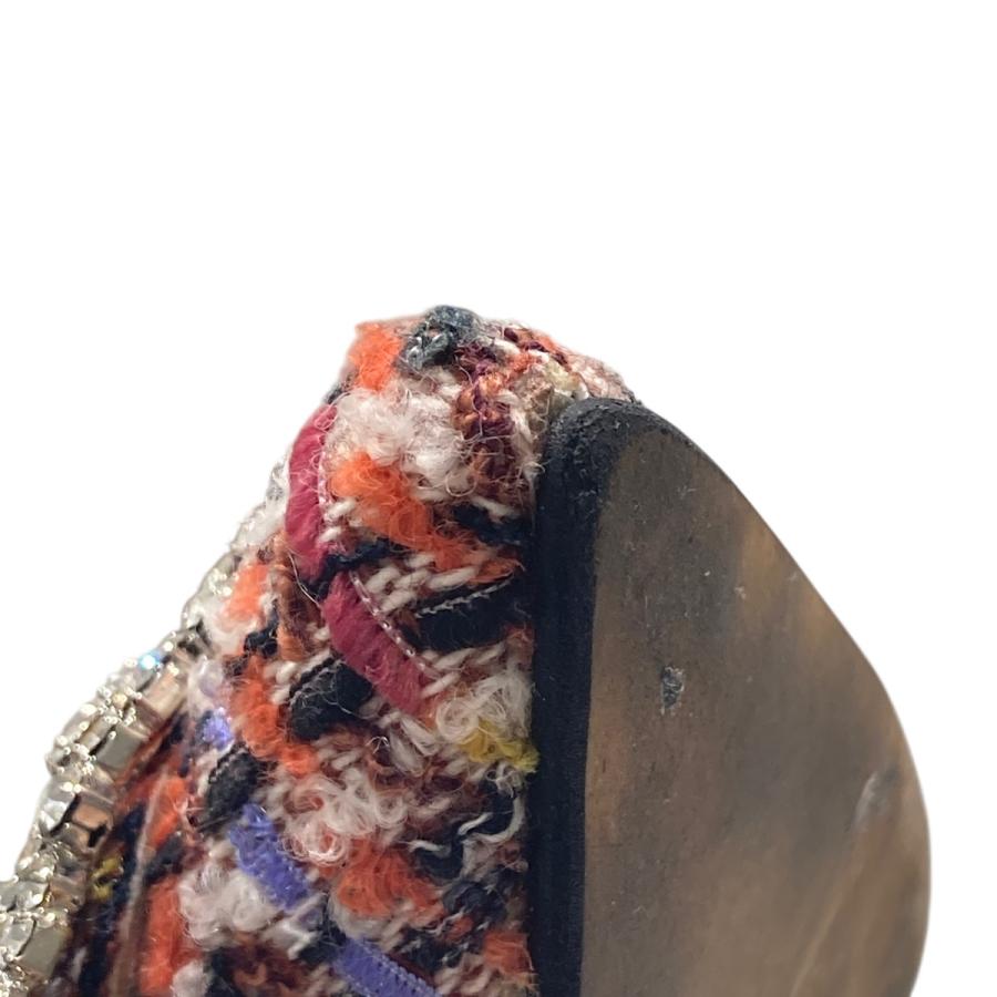 値下げ】OHGA TWEED BIJOU PUMPS パンプス マルチカラー サイズ：24.0