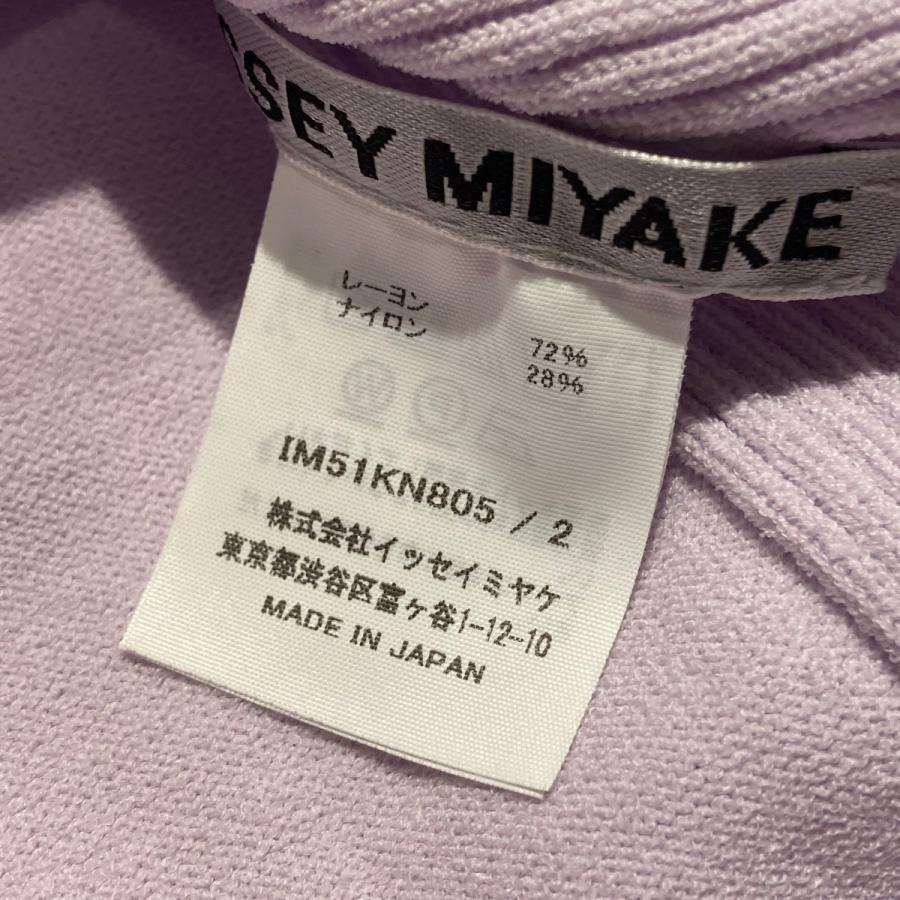 ISSEY MIYAKE HAAT タートルネック ニット トップス サーモンピンク