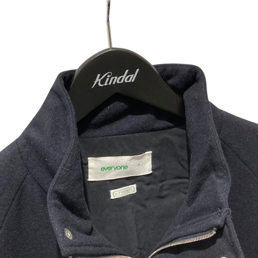 【値下げ】A．PRESSE for everyone Cashemere Jacket カシミヤジャケット 24AAP-01-51 ネイビー サイズ：の画像