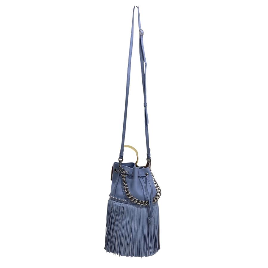 美品 J&M DAVIDSON フリンジカーニバルミニ ショルダーバッグ 紺色 J&M Davidson（J＆Mデヴィッドソン） ジェイアンドエムデヴィッドソン