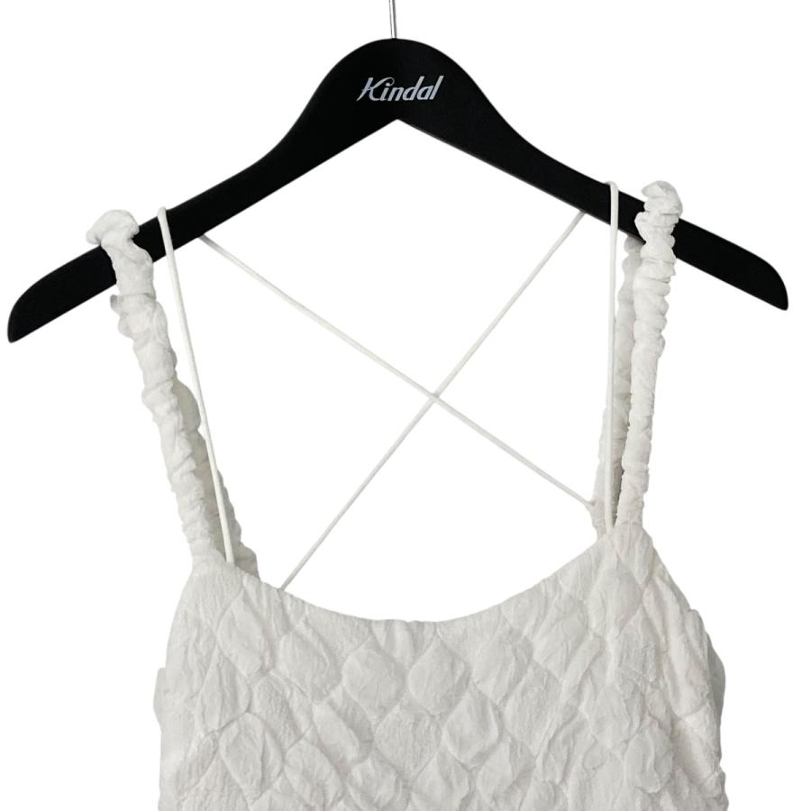 LE CIEL BLEU ルシェルブルー Shrinked Jacquard Cami Dress