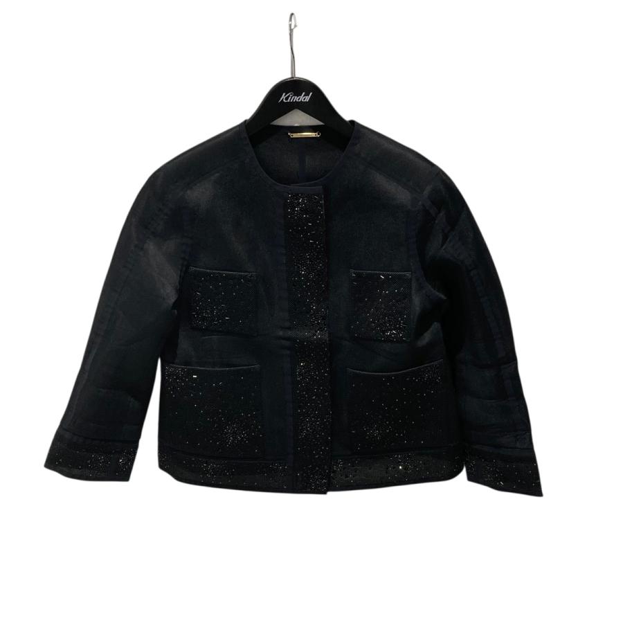 GIORGIO ARMANI ジョルジオ・アルマーニ ノーカラージャケット 