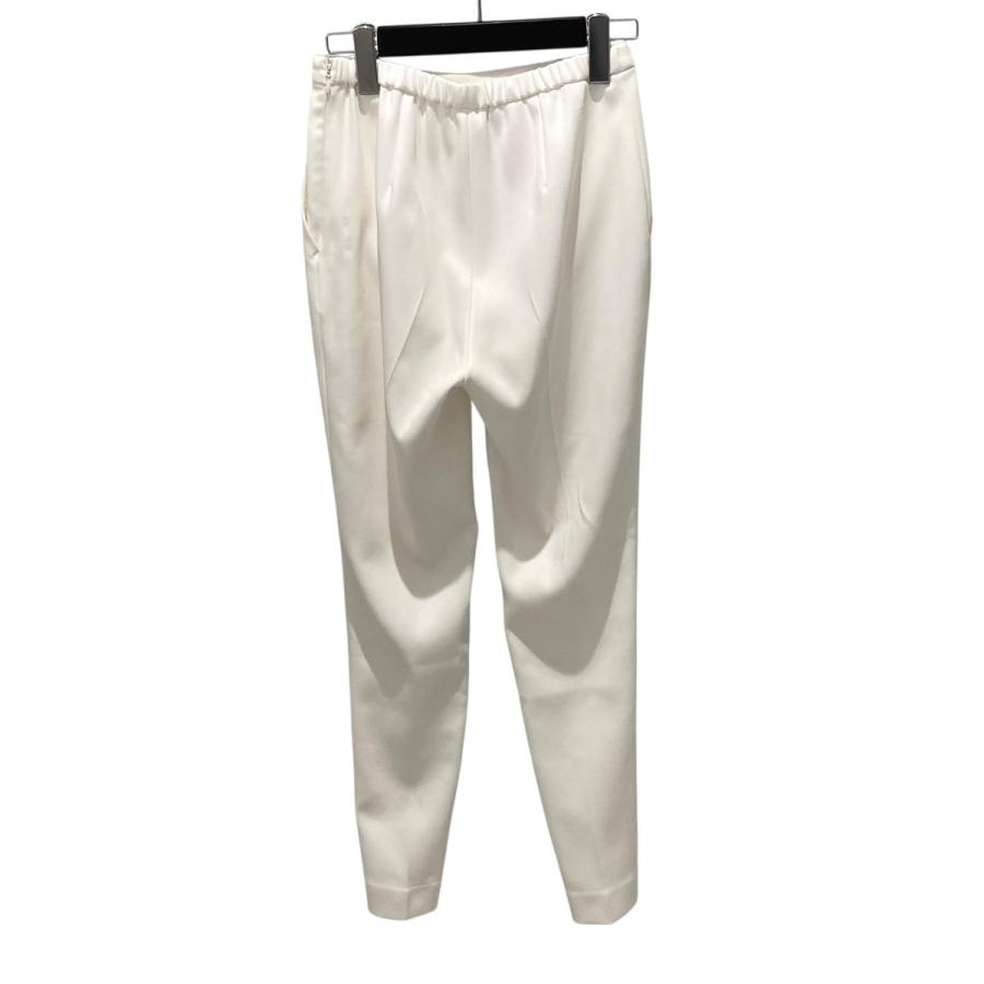 新品未使用ルフィル le phil 2WAYツイルフロントスリットパンツ　白0 LE PHIL パンツ 2WAYツイルフロントスリットパンツ レディース