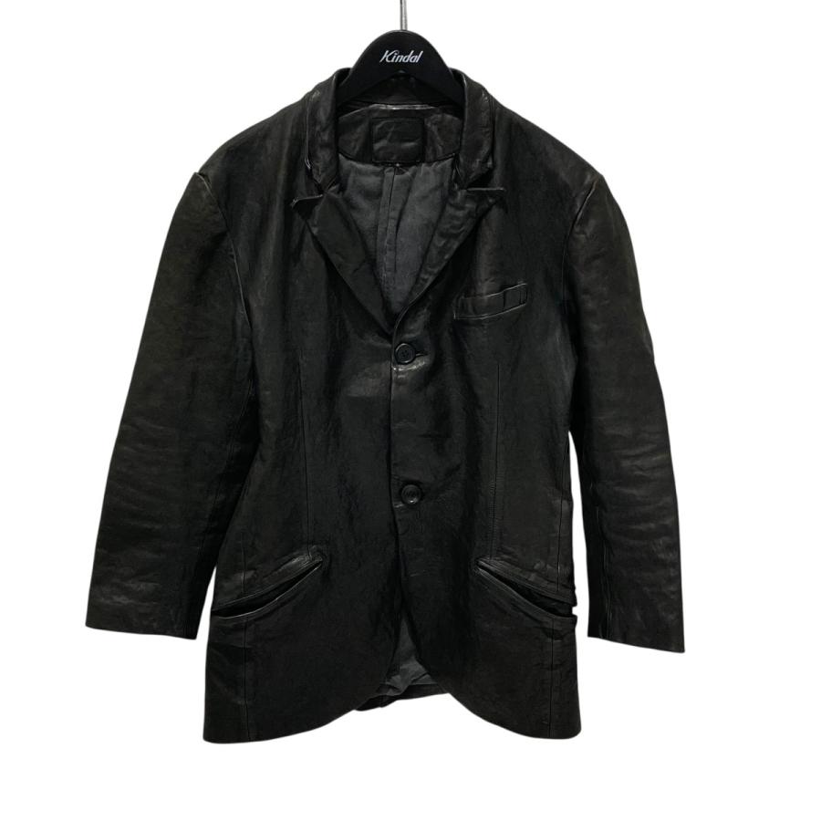 希少✨イサムカタヤマバックラッシュ レザージャケット バッファロー 黒色 M ISAMUKATAYAMA BACKLASH - イサムカタヤマ バックラッシュ／ISAMU