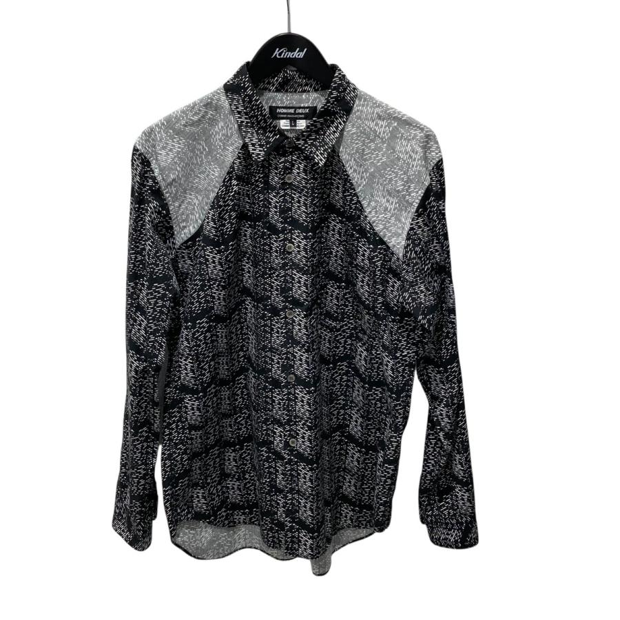 COMME des GARCONS HOMME DEUX 総柄 シャツ サイズL COMME des GARCONS HOMME DEUX 総柄 シャツ サイズL