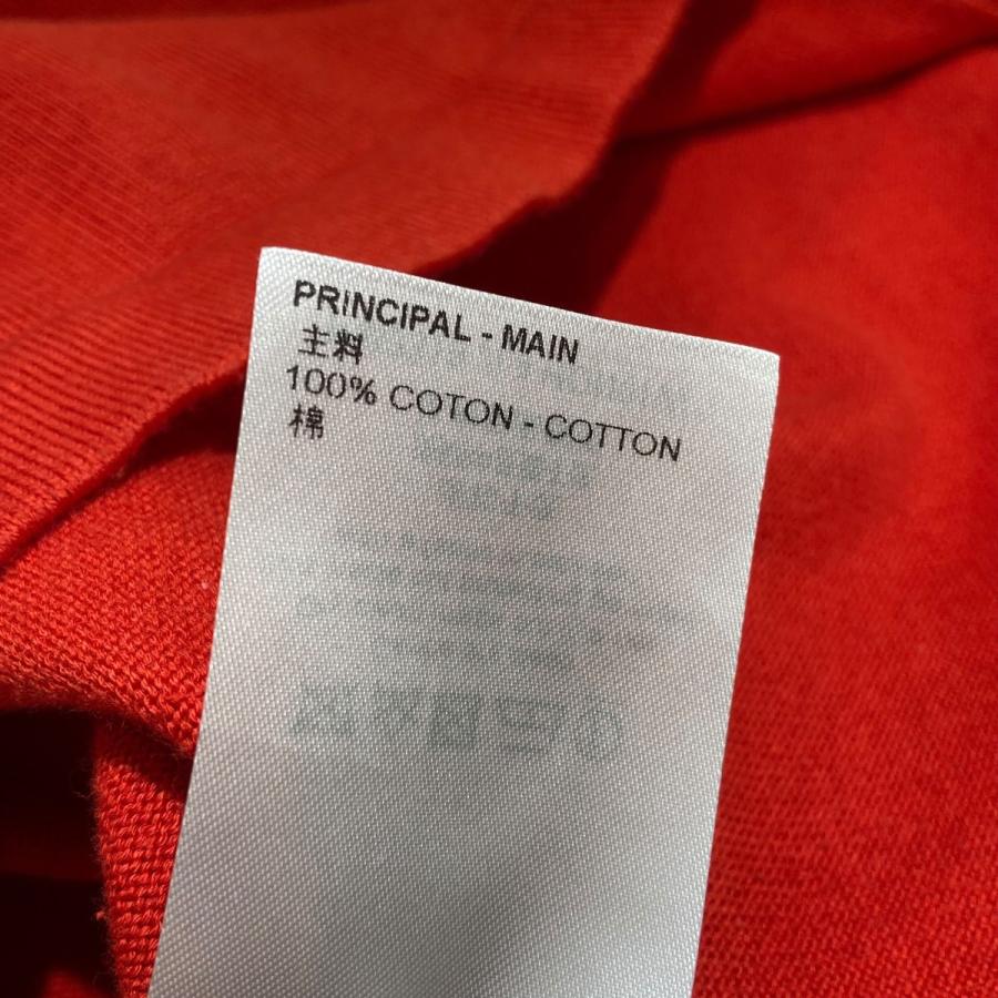 【LOUIS VUITTON】ルイヴィトン 半袖カットソー Mサイズ ベロアリボン コットン レッド/br3186kw LOUIS VUITTON(ルイヴィトン) 23SSVCCM08 ロゴデザイン半袖ニット