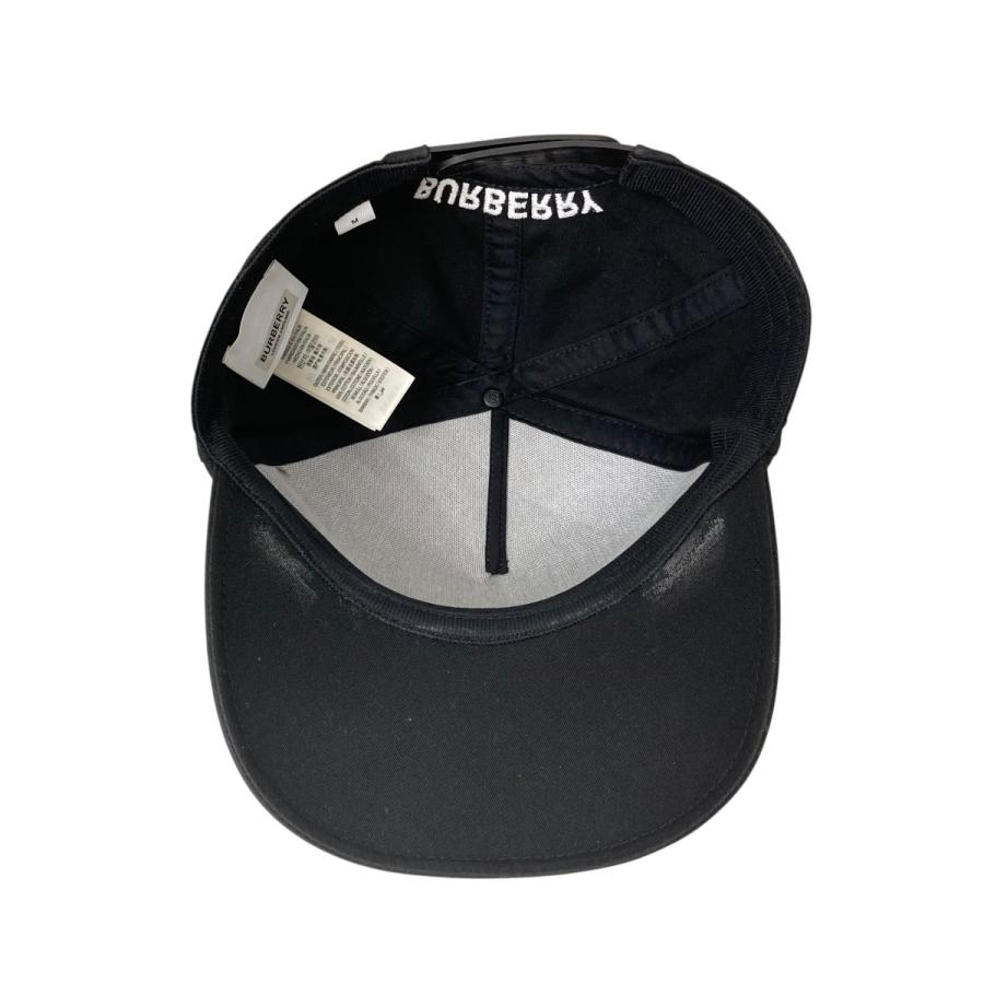 BURBERRY バーバリー キャップ ブラック M 希少 現行品✨ BURBERRY バーバリー キャップ 帽子 ブラック M