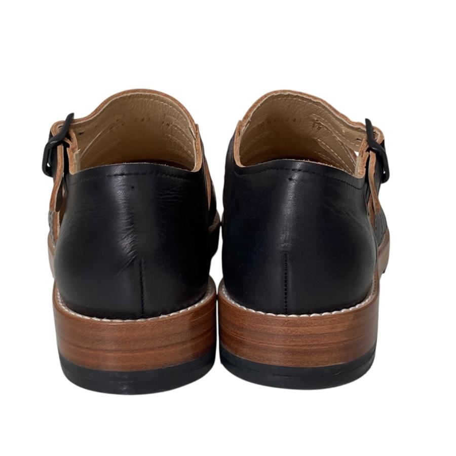 メゾンエウレカ MAISON EUREKA GURKHA SANDAL グルカサンダル 2400013211727 ブラック サイズ：38(24.5c