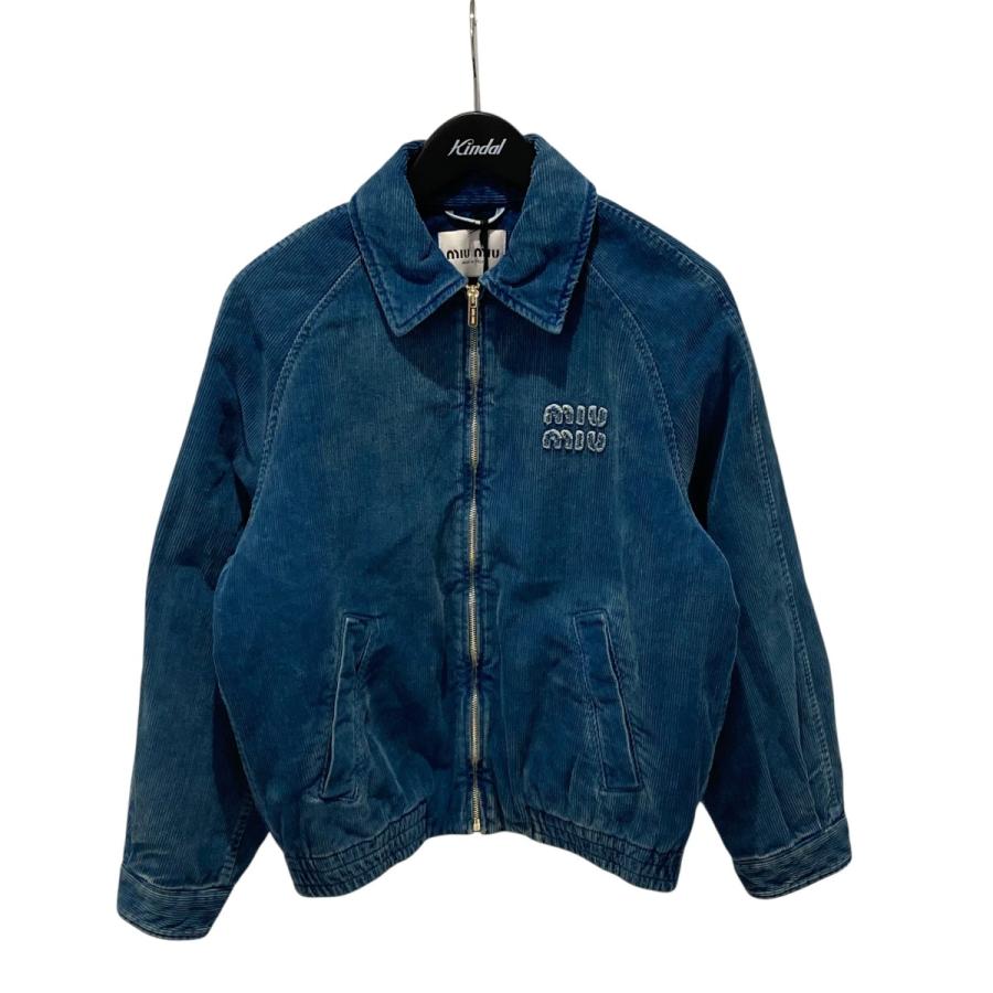 miu miu（ミュウミュウ） MIU MIU Washed corduroy blouson jacket