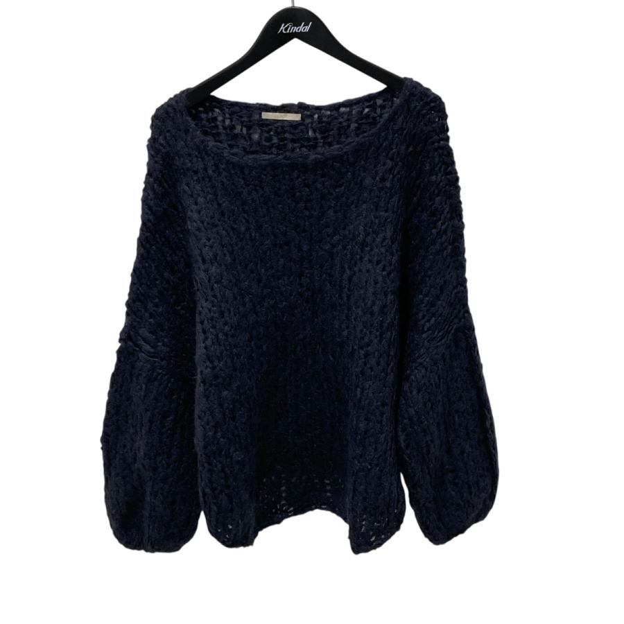 plage（プラージュ） Plage HAND KNIT ジャンボタムニット グレー