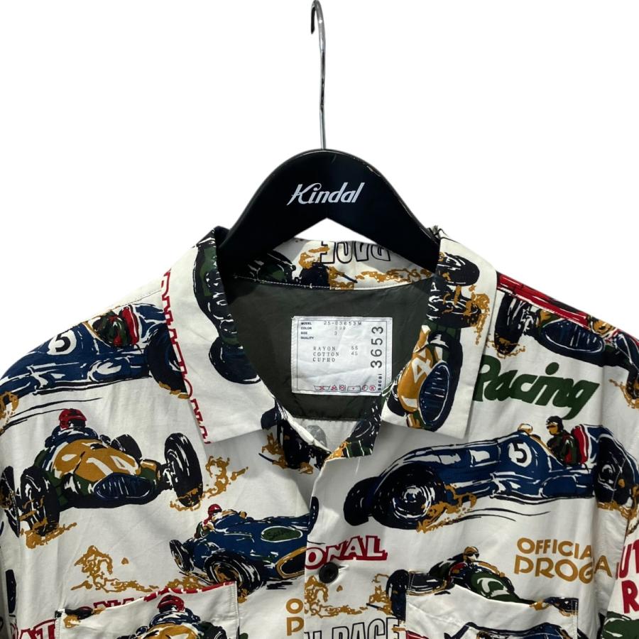 sacai（サカイ） sacai 25SS Car Race Tropical Print Shirt 半袖 