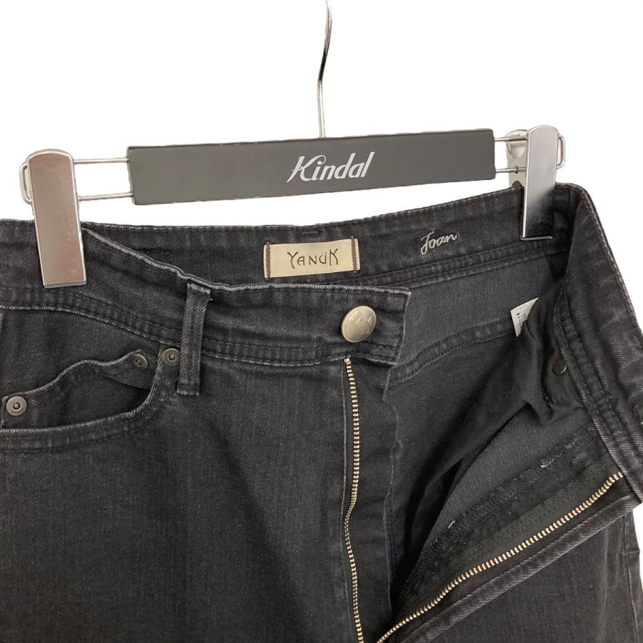 1235【ほぼ新品】YANUK ヤヌーク 57142061 デニム パンツ 26 YANUK（ヤヌーク） YANUK JOAN デニムパンツ 57143501 ブラック サイズ