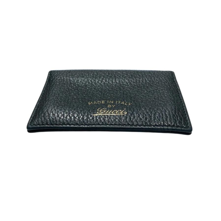 GUCCI（グッチ） レザーパスケース カードケース ブラック