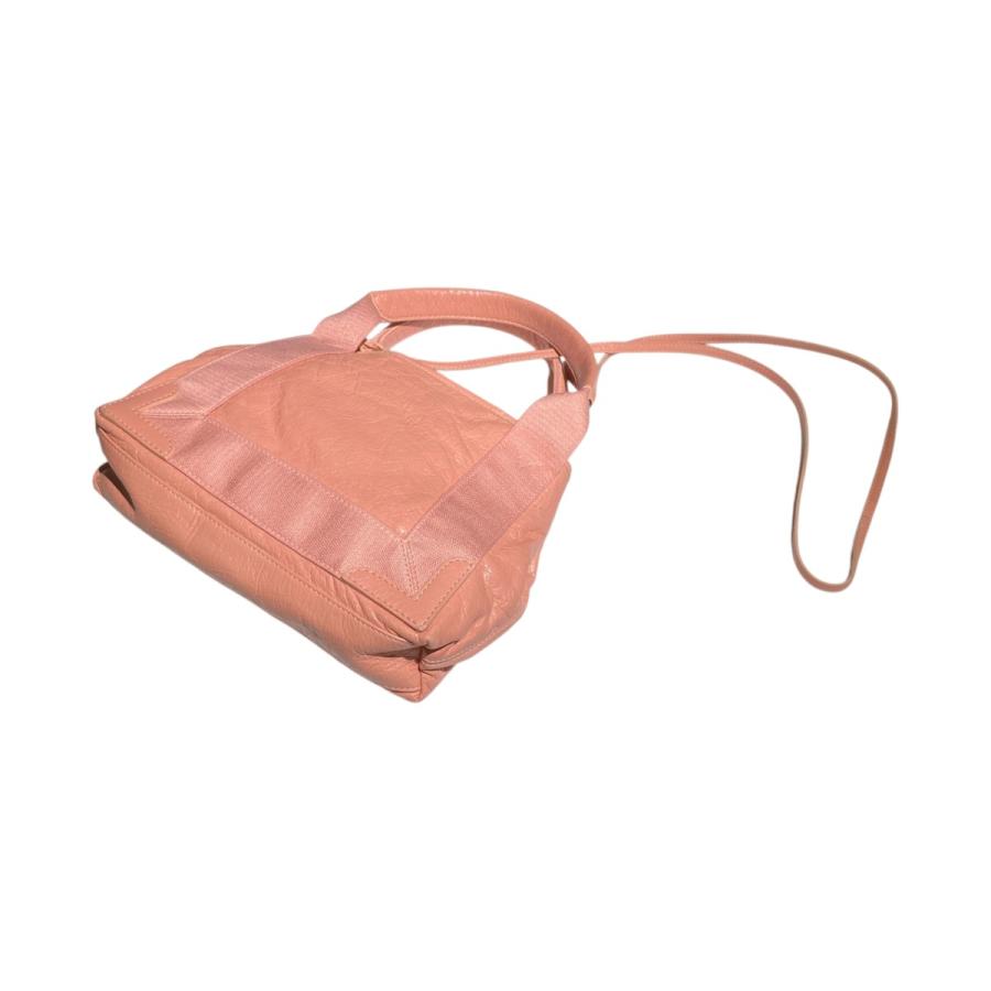 BALENCIAGA（バレンシアガ） ネイビーカバス 2wayショルダーバッグ 