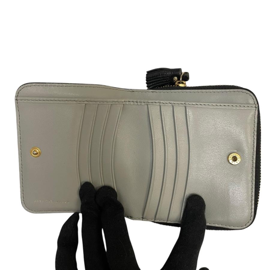 ANYA HINDMARCH アニヤハインドマーチ 2つ折り財布 ブラック