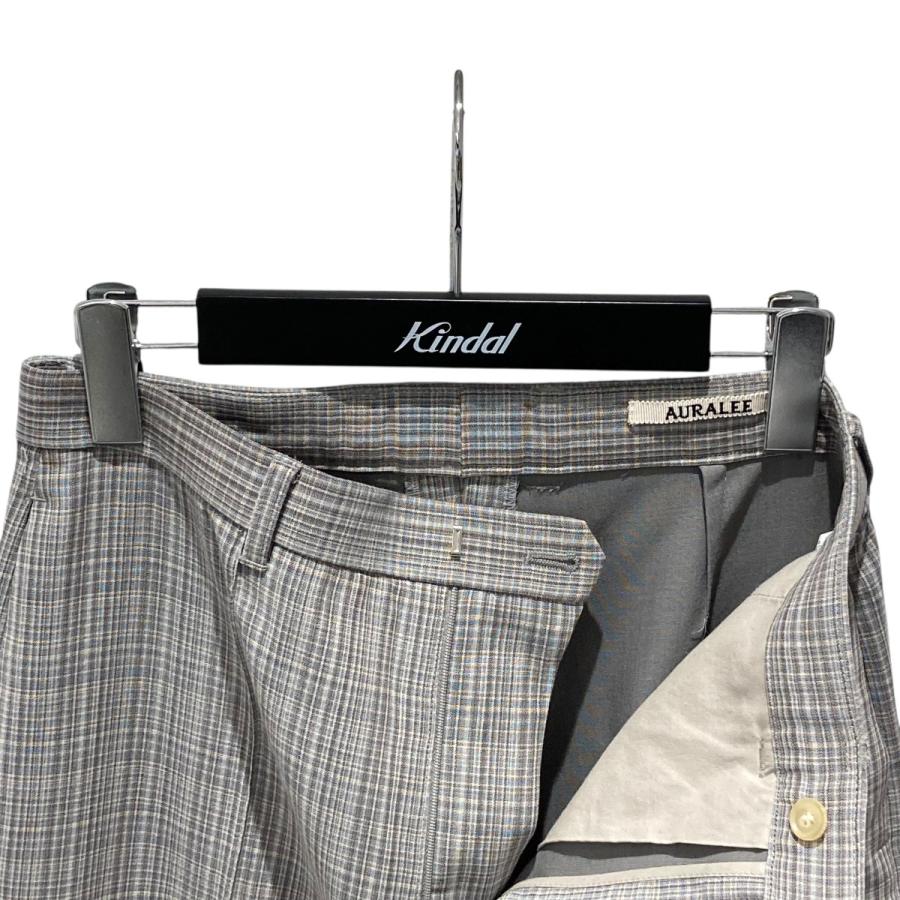AURALEE（オーラリー） AURALEE HARD TWIST WOOL DOUBLE FACE CHECK
