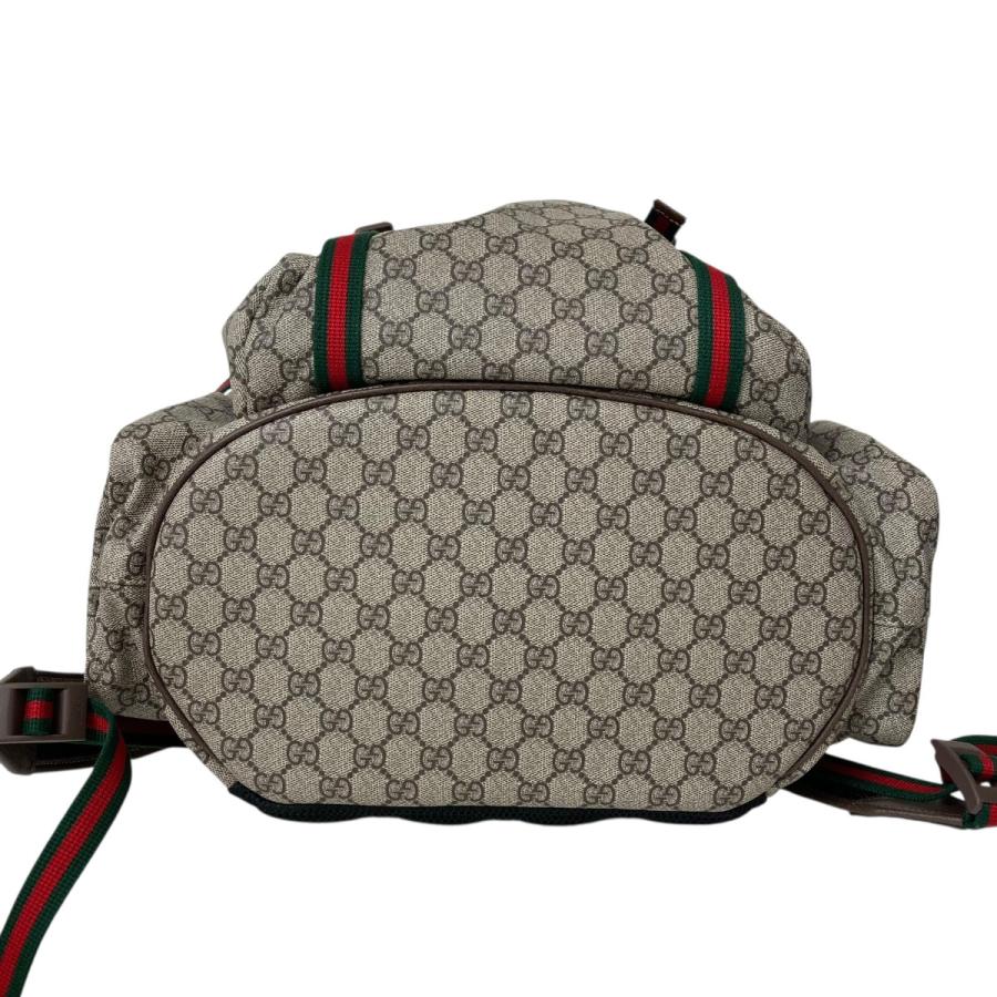 グッチ GGスプリーム スモール バッグパック ベージュ GUCCI（グッチ） 【値下げ】GUCCI デイパック GGスプリーム バック