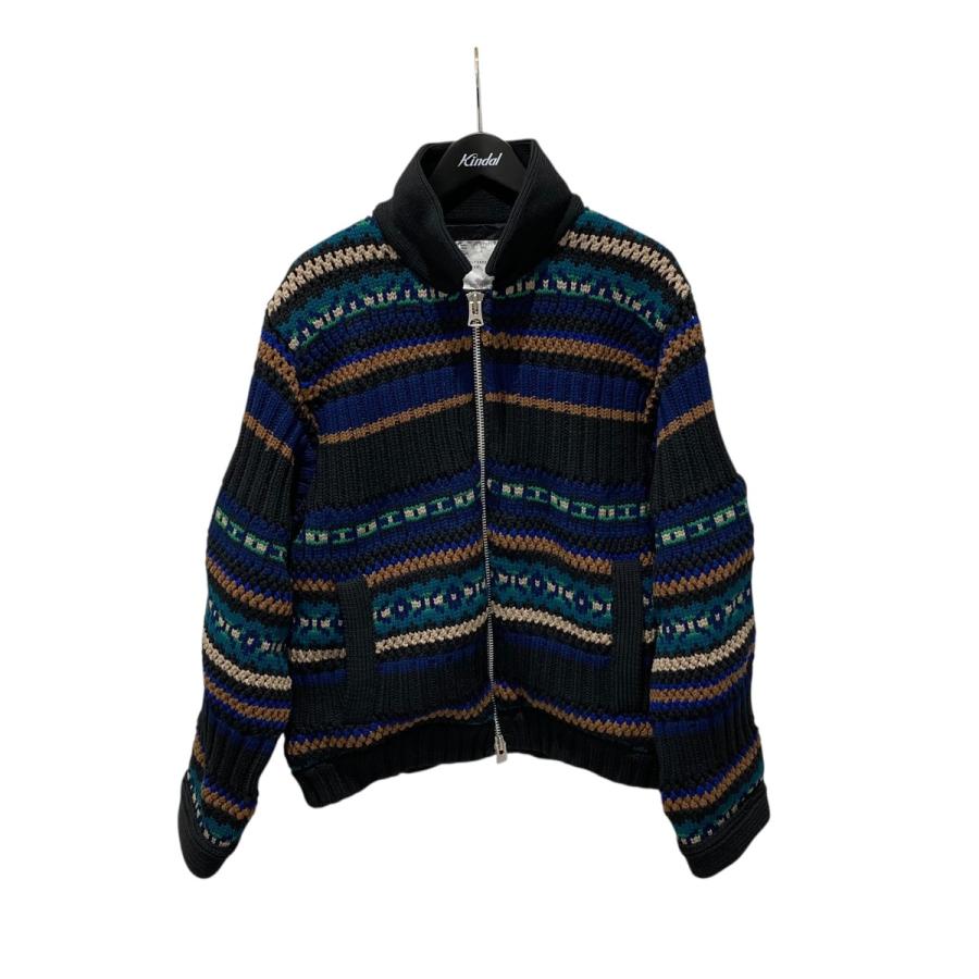 sacai（サカイ） sacai 25SS Mesh Knit Blouson ニットジャケット 25