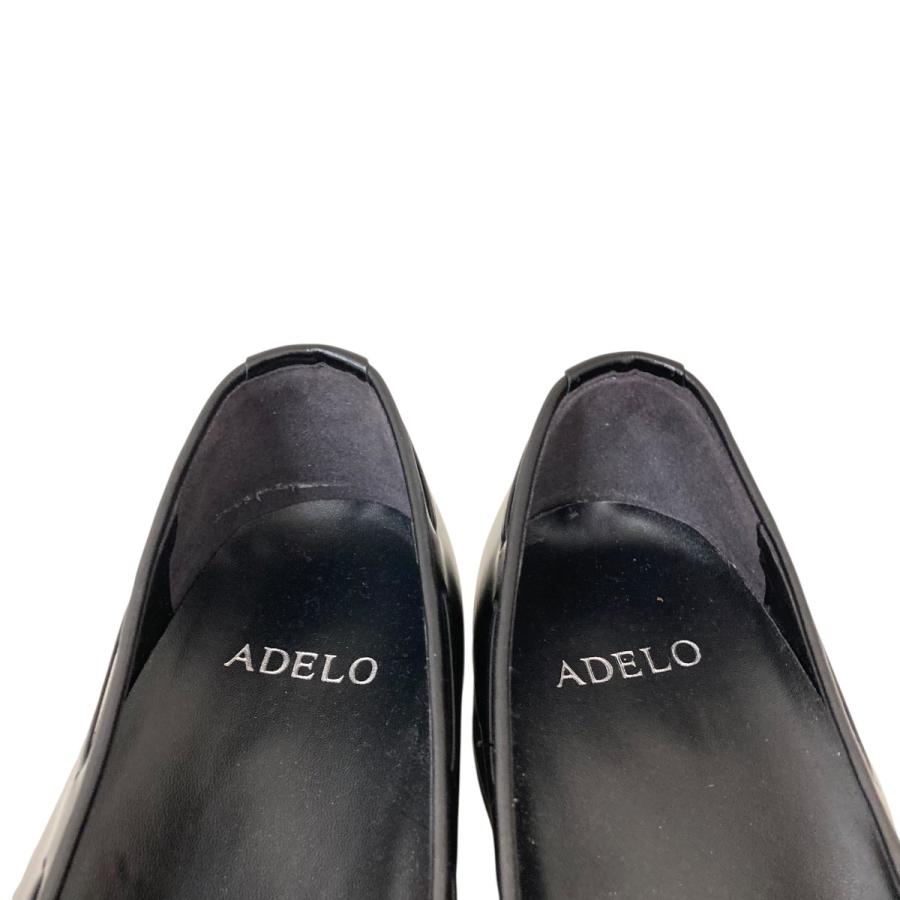 ADELO タッセルローファー レザーシューズ ブラック サイズ：27.0cm