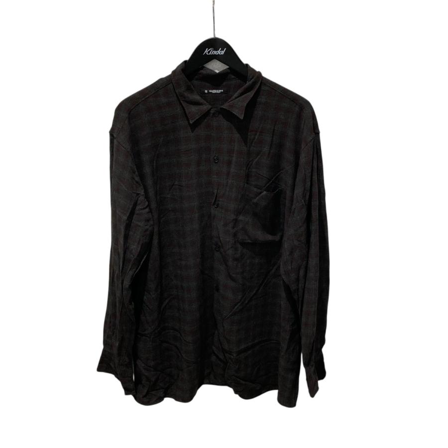 マーティー 【値下げ】MAATEE＆SONS 25AW OP COLLLAR SHIRTS RAYON強撚