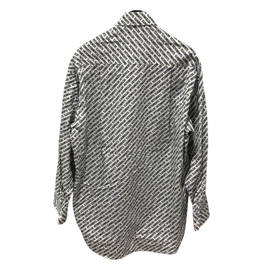 ヴェトモン VETEMENTS MONOGRAM OVERSIZED BD SHIRT ボタンダウン