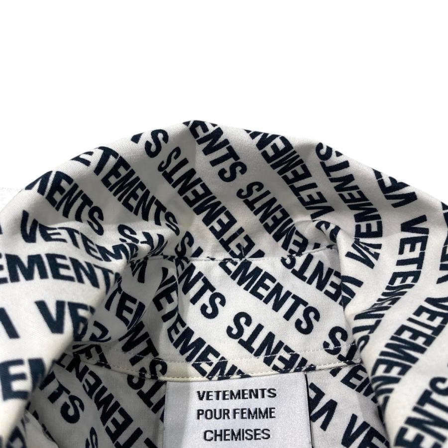 ヴェトモン VETEMENTS MONOGRAM OVERSIZED BD SHIRT ボタンダウン
