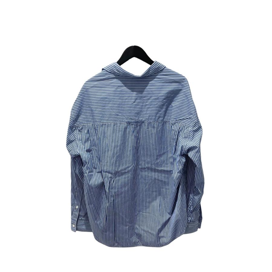 BALENCIAGA（バレンシアガ） ストライプ 長袖シャツ 665148 ブルー