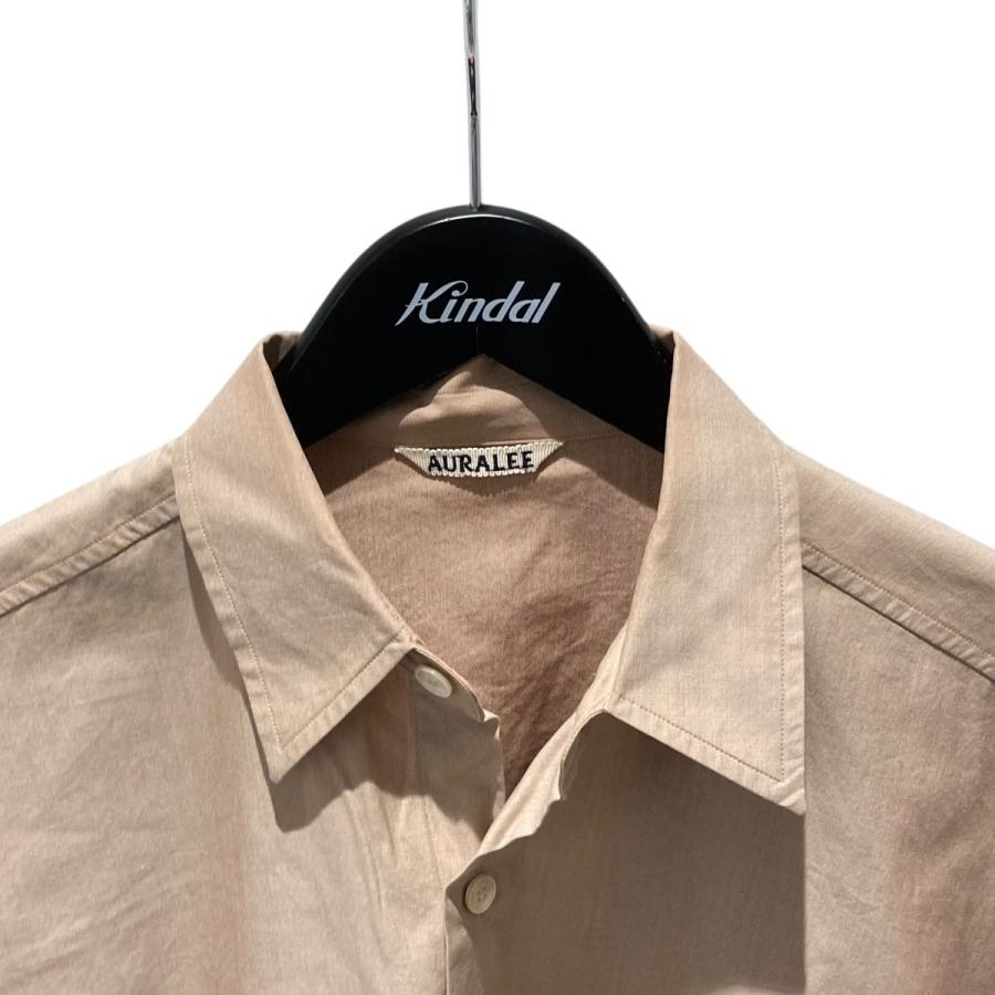 AURALEE（オーラリー） AURALEE WASHED FINX TWILL BIG SHIRT 長袖