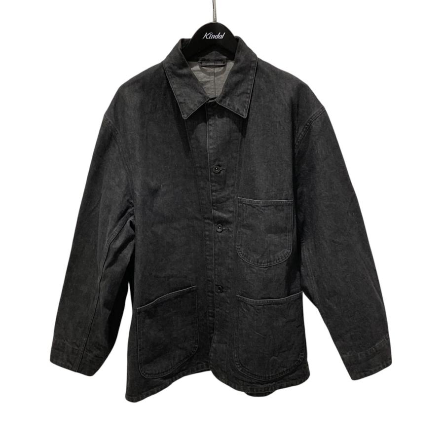 blurhms ブラームス デニム ショップ カバーオール 黒 blurhms