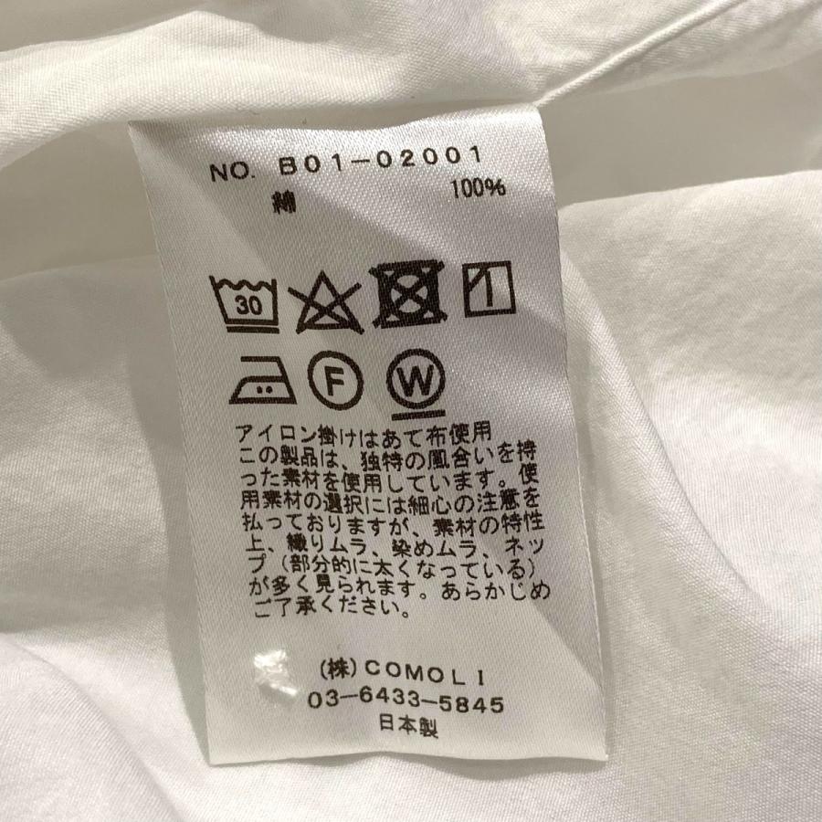 COMOLI（コモリ） COMOLI 25SS 新型コモリシャツ B01-02001 ホワイト