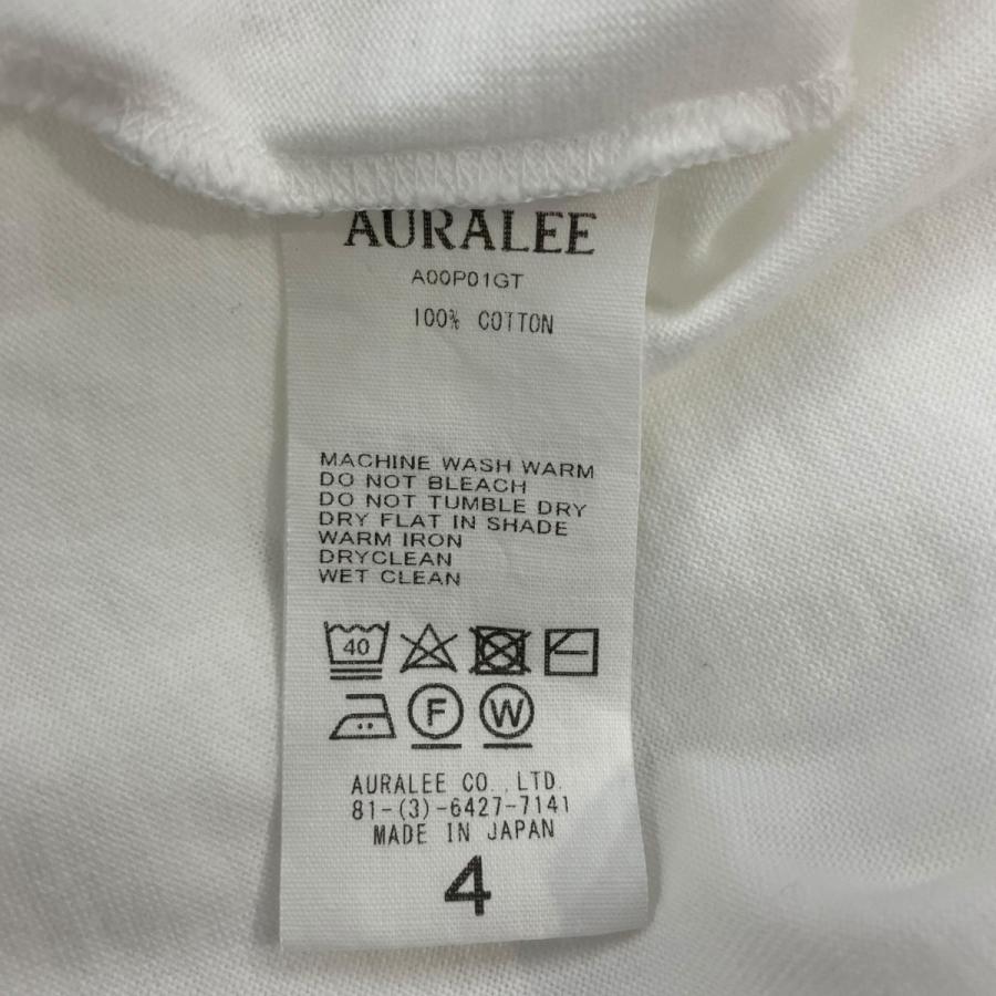 AURALEE（オーラリー） AURALEE LUSTER PLAITING L S TEE 長袖Tシャツ 