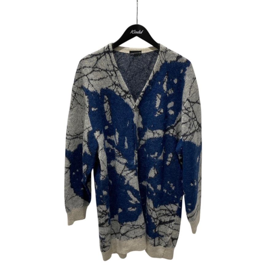 LAD MUSICIAN / 21AW/LONG CARDIGAN/カーディガン/42/ポリエステル/GRY/総柄/2221-013 LAD MUSICIAN（ラッドミュージシャン） LAD MUSICIAN 21AW Long